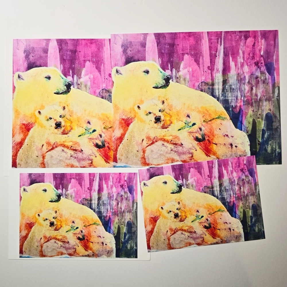 💜Prints - Charity Collection: ‘Washing Away’ 💜 Piece 2 - Polar Bear 💜